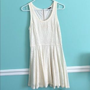 Express cream dress